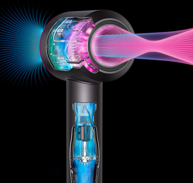 Fén Dyson Supersonic HD07 T3/T4 pruská modrá/měděná