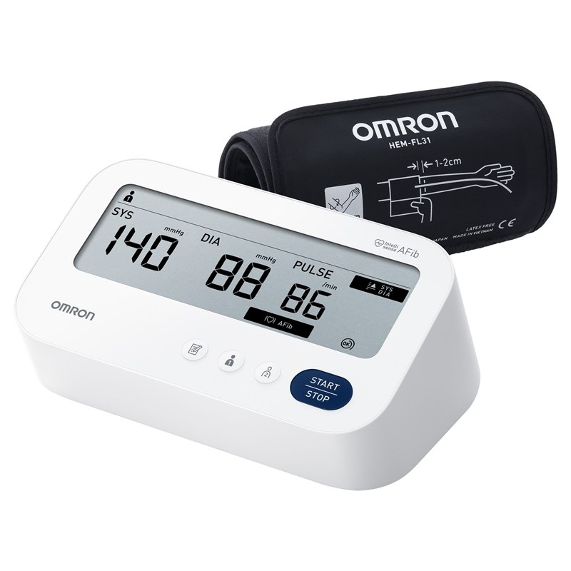 Tlakoměr na paži OMRON M3 Comfort Afib (HEM-7196-FLE) bílý