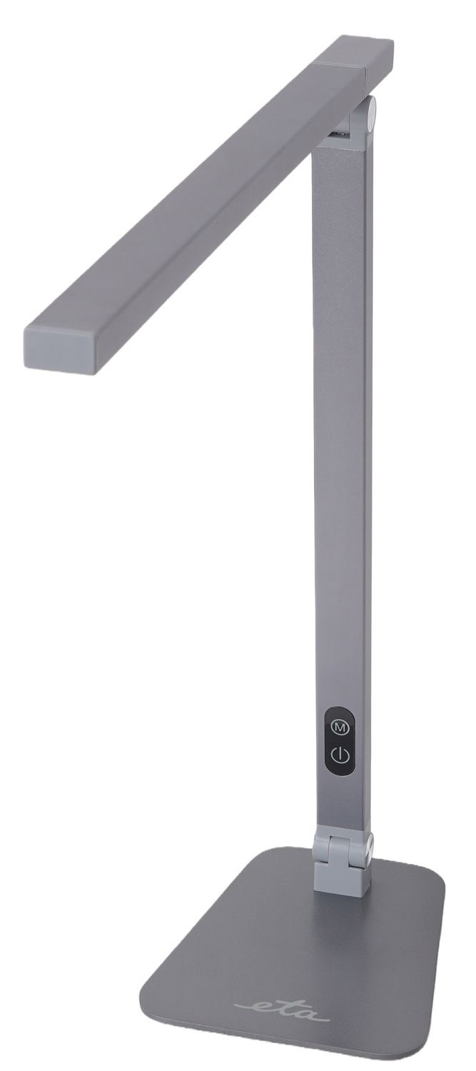Stolní LED lampička ETA 089490010 stříbrná Stolní stříbrná LED lampička ETA se 3 úrovněmi jasu a 5 stupni teploty