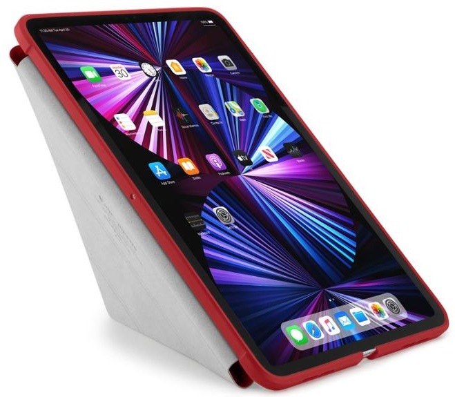 Pouzdro na tablet Pipetto Origami na Apple iPad Pro 11“ (2021/2020/2018) červené Pouzdro na tablet Pipetto Origami na Apple iPad Pro 11“ (2021/2020/2018) červené