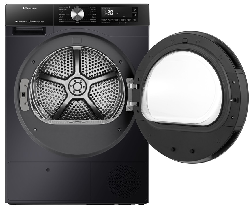 Sušička Hisense DH3S802BB3, černá, energetická třída C