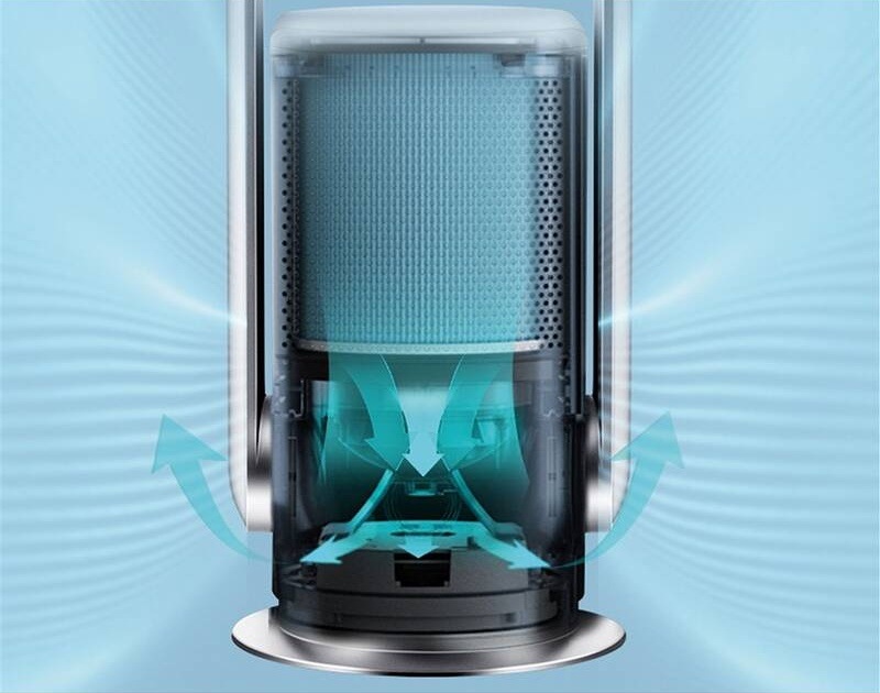 Ventilátor sloupový Rohnson R-8100 PURE AIR bílý