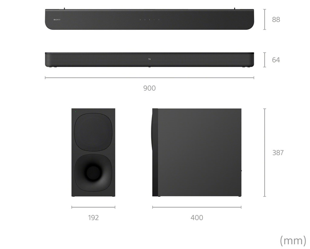 Soundbar Sony HT-S400 černý