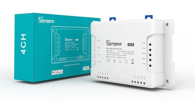 Modul Sonoff Smart switch 4CHR3 Modul Sonoff Smart switch 4CHR3
