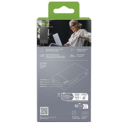 Powerbanka GP M2+ Series 20000mAh M20C šedá Powerbank GP M2+ Series 20000mAh M20C - šedá