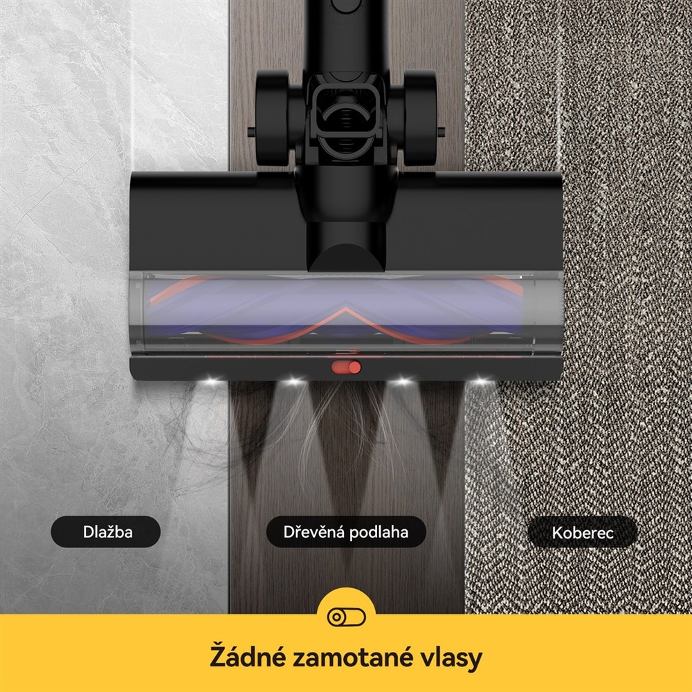 Tyčový vysavač Deerma DEM-T50WStation šedý