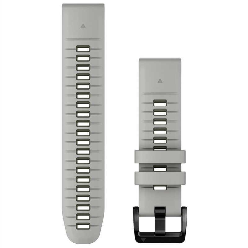Řemínek Garmin QuickFit (22 mm) šedý/zelený