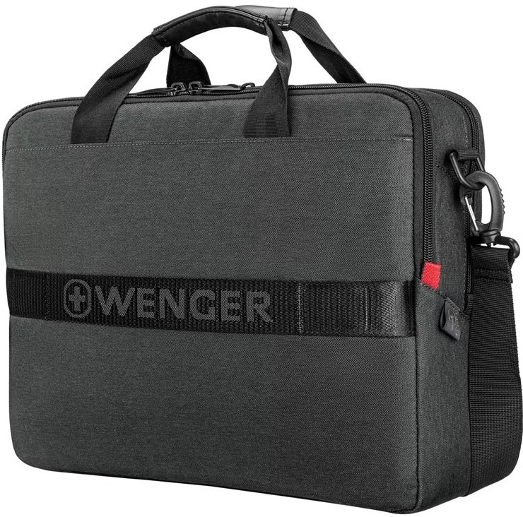 Brašna na notebook Wenger MX Eco Brief 16" - šedá