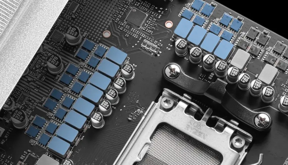 Základní deska MSI PRO B850-P WIFI DRPS Power design přináší efektivní přísun energie procesorům AMD Ryzen