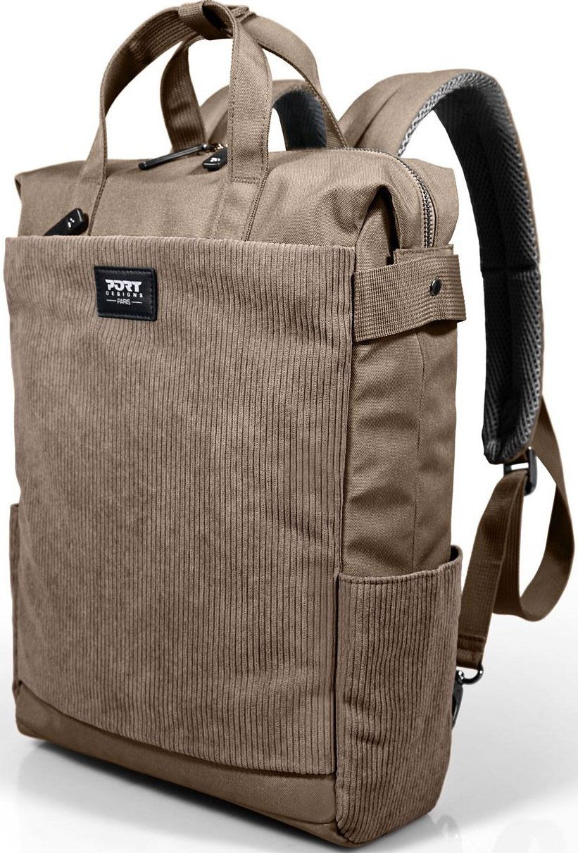 Batoh na notebook PORT DESIGNS Milano II ECO Totepack14–16" hnědý Batoh na notebook PORT DESIGNS Milano II ECO Totepack14–16" - hnědý