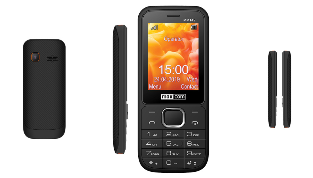 Mobilní telefon MaxCom Classic MM142 černý MaxCom Classic MM142