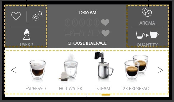 Vestavné espresso Whirlpool W Collection W11 CM145 černý