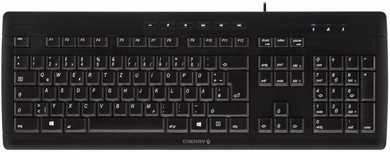 Klávesnice Cherry STREAM, CZ+SK černá