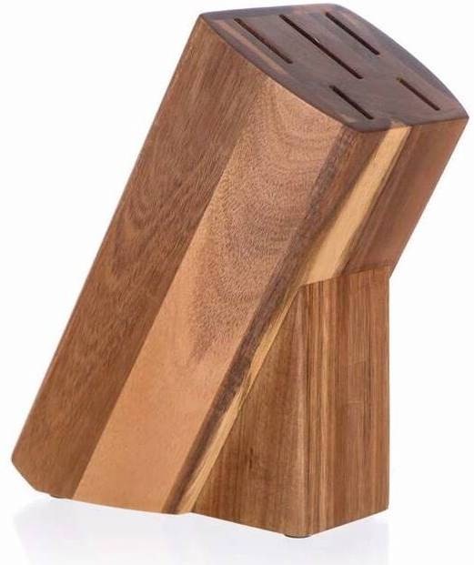 Blok na nože BANQUET Brillante Acacia 23x11x10 cm, 5 nožů