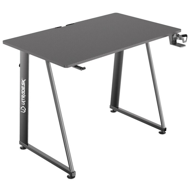 Herní stůl ULTRADESK ENTER V2 100 x 60 cm černý