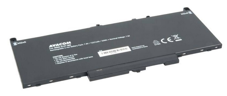 Baterie Avacom Dell Latitude E7470, E7270 Li-Ion 7,6V 7237mAh 55Wh Avacom Dell Latitude E7470, E7270 Li-Ion 7,6V 7237mAh 55Wh (NODE-E747-368)