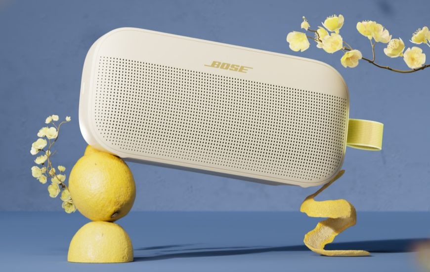 Přenosný reproduktor Bose SoundLink Flex II žlutý Elegantní zpracování přenosného reproduktoru Bose SoundLink Flex II