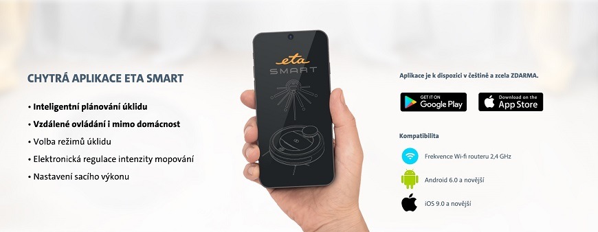 Robotický vysavač ETA Stormio 4237 90000 bílý Robotický vysavač ETA Stormio 4237 90000 bílý
