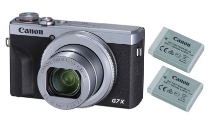 Digitální fotoaparát Canon PowerShot G7X Mark III Battery Kit stříbrný