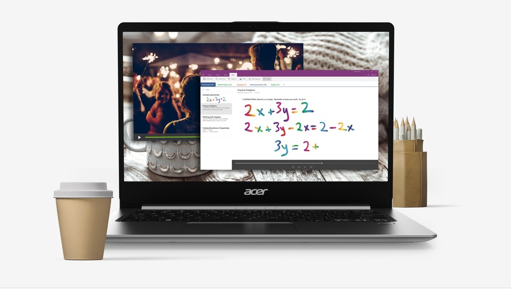 Notebook Acer Swift 1 (SF114-32-P7WR) zlatý + Microsoft 365 pro jednotlivce