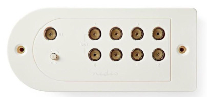 Zesilovač Nedis CATV, Max. zesílení 15 dB, 40–862 MHz, 8 Výstupů, IEC Zesilovač Nedis CATV, Max. zesílení 15 dB, 40–862 MHz, 8 Výstupů, IEC