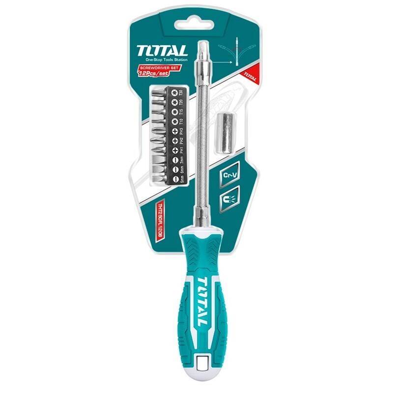 Sada šroubováků Total tools THT250FL1206 (12 ks)
