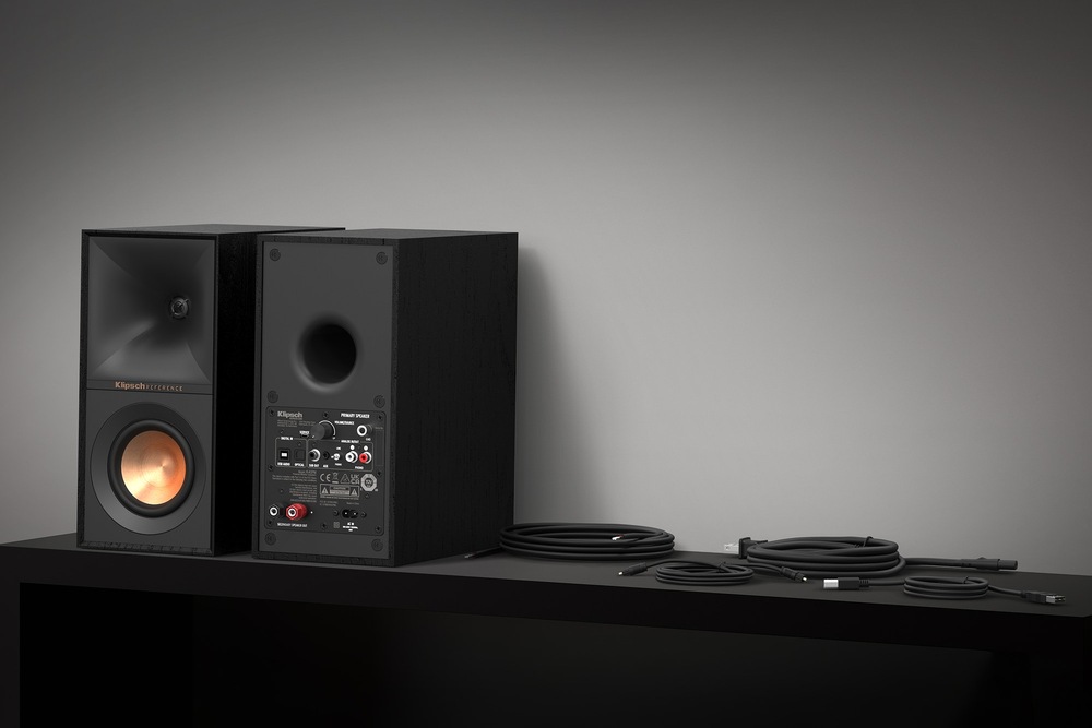 Reproduktory Klipsch Rerefence Powered R-40PM (2 ks) černé Reproduktory Klipsch Rerefence Powered R-40PM (2 ks) černé