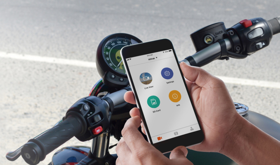 Motokamera Mio M820WD černá