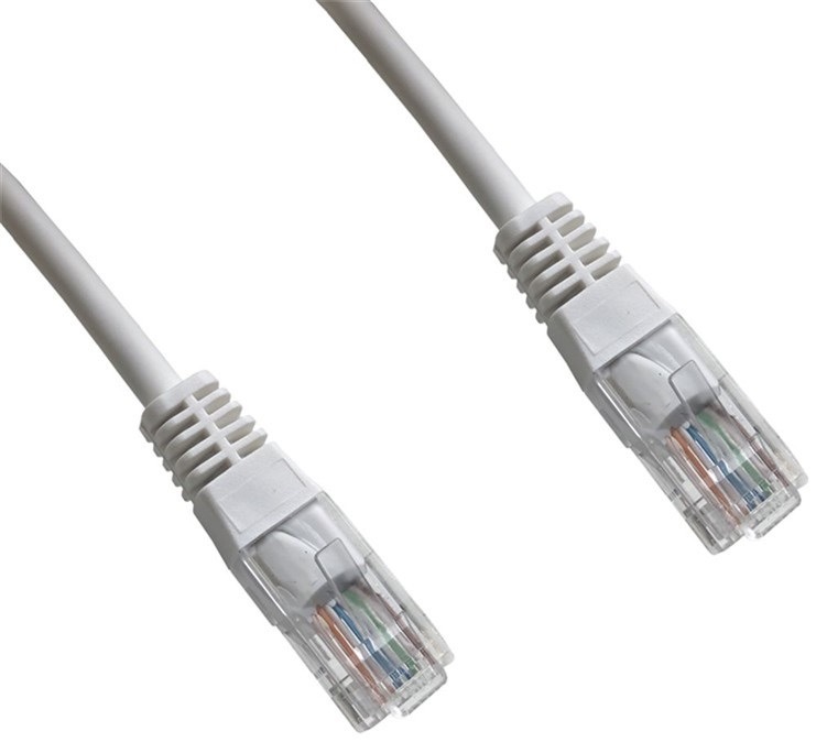 Kabel DATACOM síťový (RJ45), 0,25m bílý