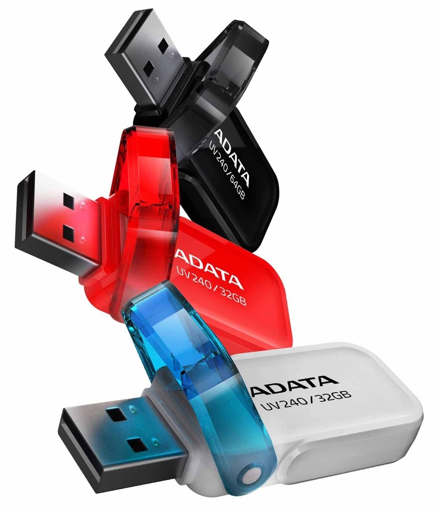USB Flash ADATA Dash Drive UV240 32GB bílý Flash USB ADATA Dash Drive UV240 32GB USB 2.0 pro spolehlivý a rychlý přenos souborů