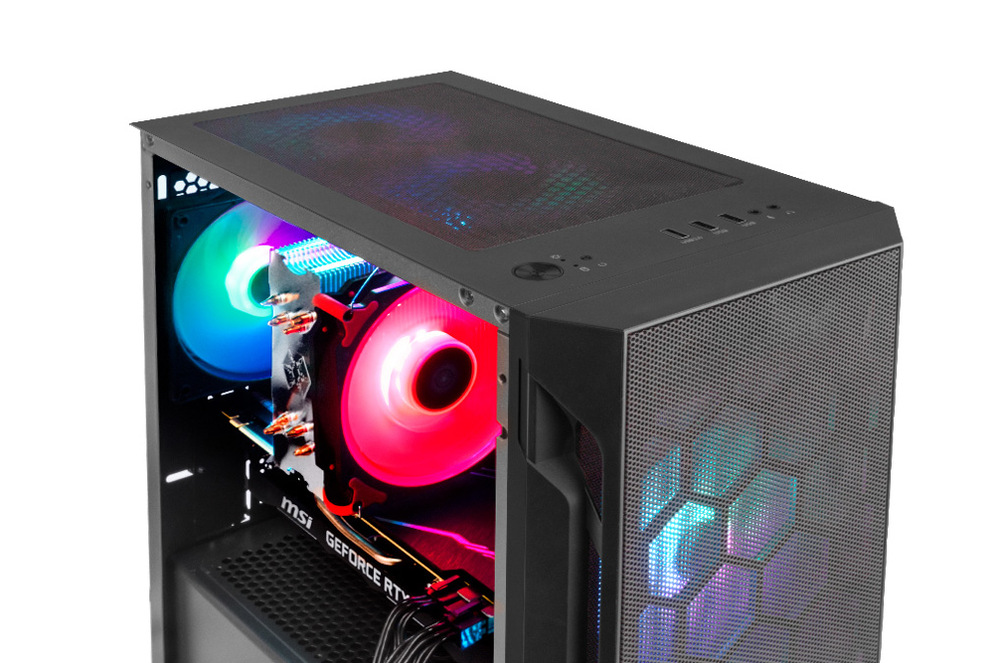 Case SilverStone FARA H1MW-G bílá SilverStone FARA H1M je navržena pro maximalizaci průtoku vzduchu