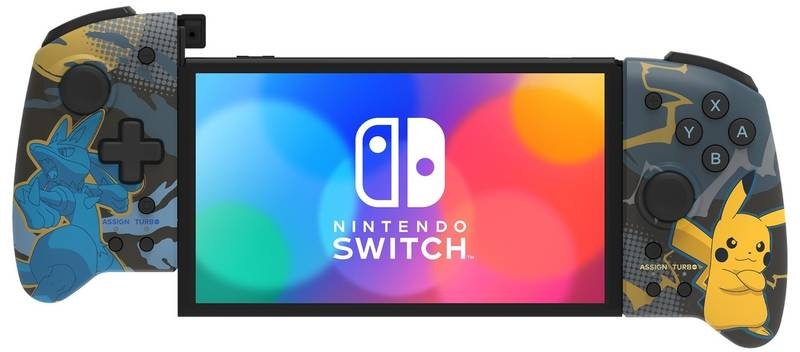 Gamepad HORI Split Pad Pro na Nintendo Switch - Lucario & Pikachu HORI Split Pad Pro pro Nintendo Switch - Lucario & Pikachu