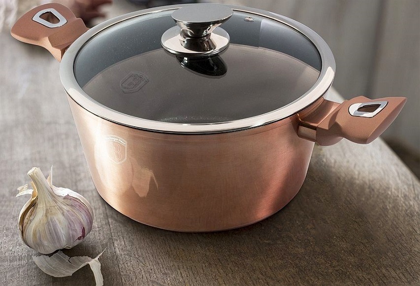 Sada nádobí Berlinger Haus BH-1220 Copper Metallic Line, 10 ks