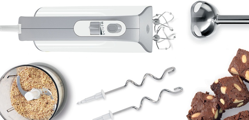 Ruční šlehač Bosch MFQ4080 stříbrný/bílý