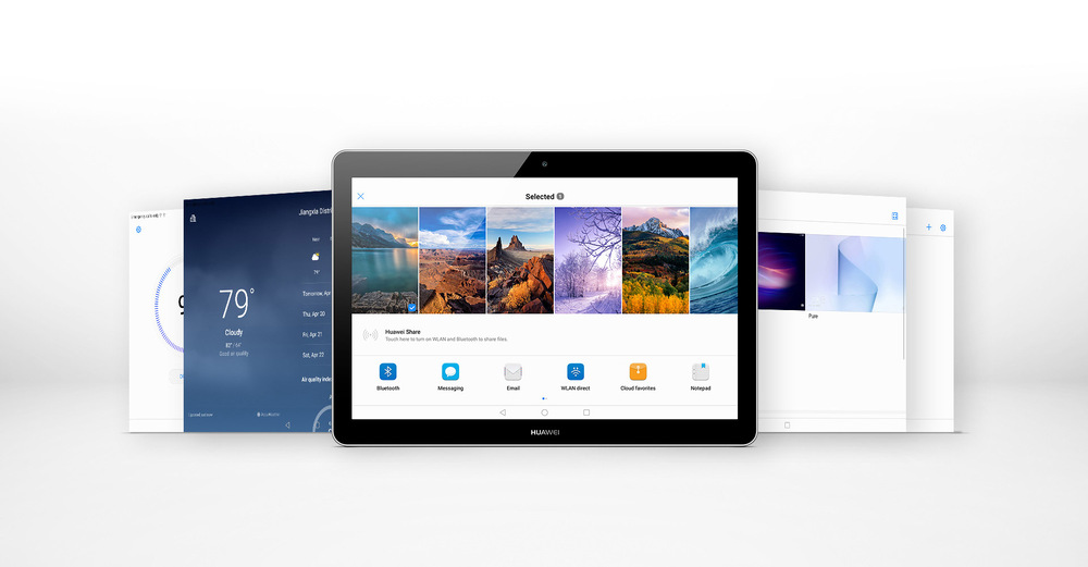 Dotykový tablet Huawei MediaPad T3 10 16 GB šedý Dotykový tablet Huawei MediaPad T3 10 16 GB šedý