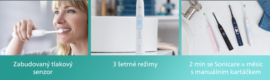 Zubní kartáček Philips Sonicare 5100 HX6859/29 bílý