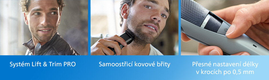 Zastřihovač vousů Philips Series 3000 BT3239/15 Zastřihovač vousů Philips Series 3000 BT3239/15