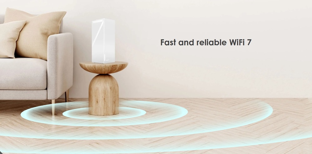 Komplexní Wi-Fi systém MSI Roamii BE Lite, WiFi7,  5/2,4GHz, 2pack bílý