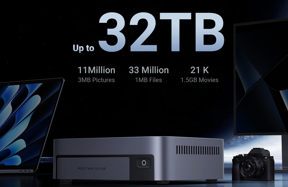 Datové úložiště (NAS) UGREEN NASync DXP480T Plus šedé Datové úložiště (NAS) UGREEN NASync DXP480T Plus šedé