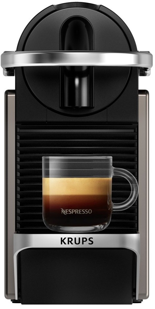 Kapslový kávovar Krups Nespresso Pixie XN306T10 titanium