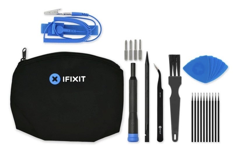 Sada příslušenství iFixit pro opravu elektroniky, kvalitní ocel S2