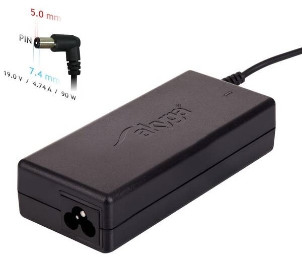 Napájecí adaptér Akyga pro notebook 19V/4.74A/90W 7.4x5.0 mm + pin pro HP