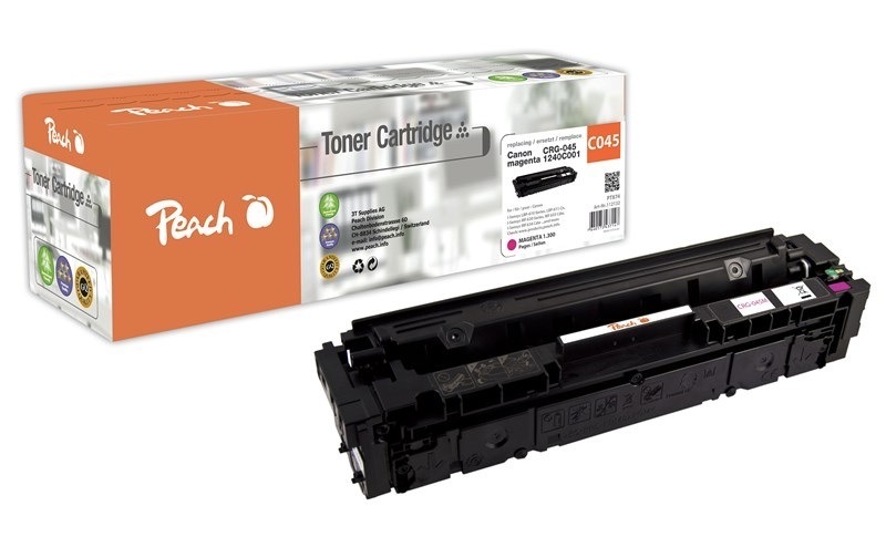 Toner Peach Canon CRG-045, 1300 stran purpurový
