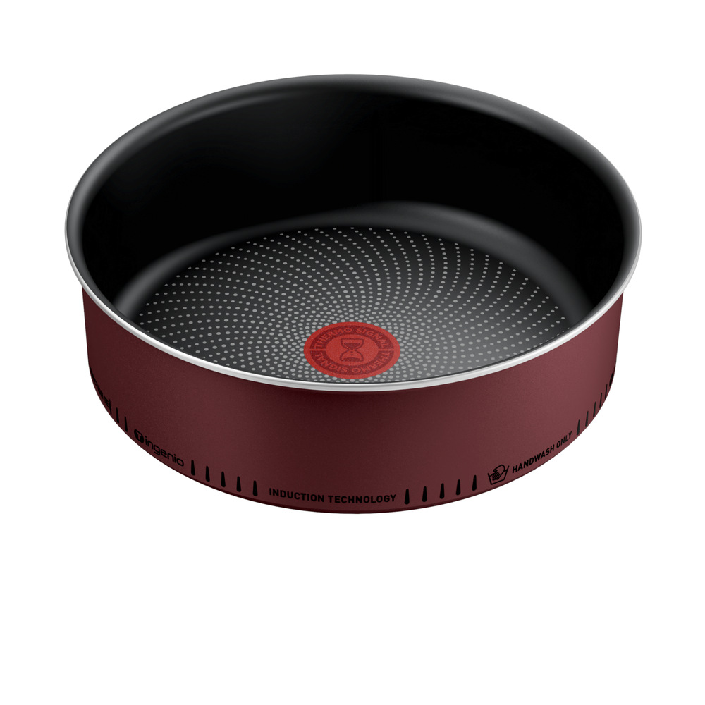 Pánev Tefal Ingenio Simply Cook L7243502, 24 cm vínová