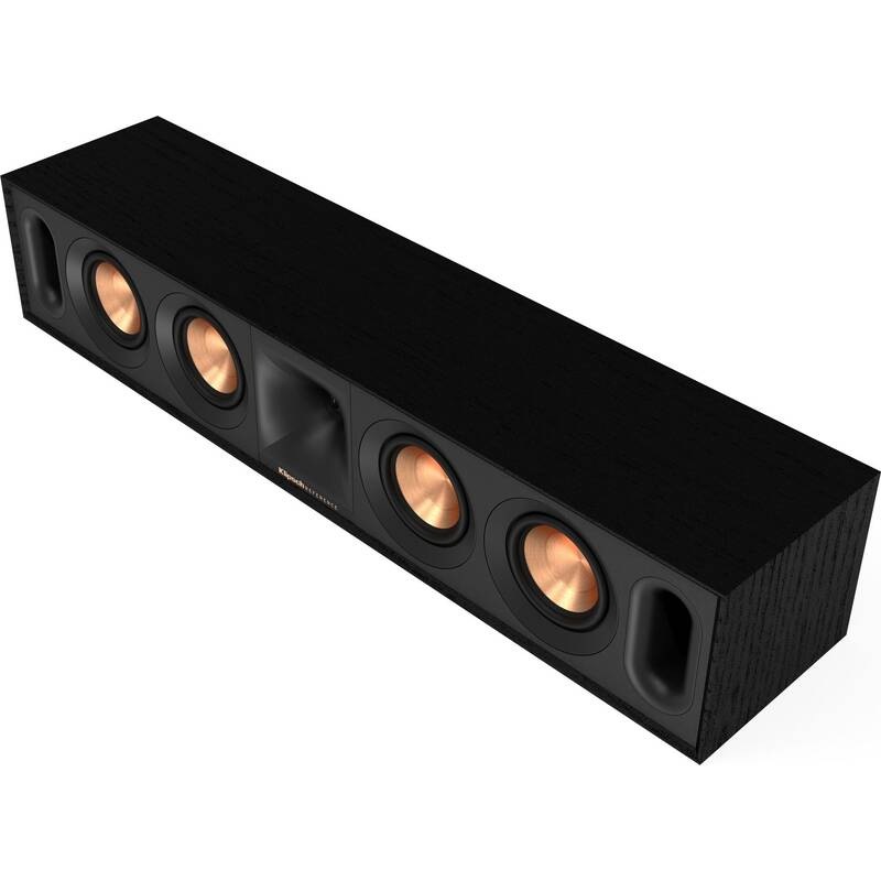 Centrální reproduktor Klipsch Reference R-30C v černém provedení.