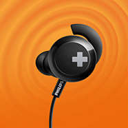 Sluchátka Philips SHB4305BK černá Výkonné reproduktory