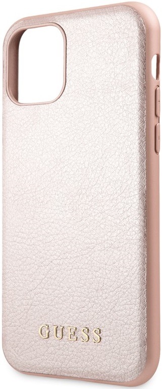 Kryt na mobil Guess Iridescent na Apple iPhone 11 růžový Kryt na mobil Guess Iridescent na Apple iPhone 11 růžový