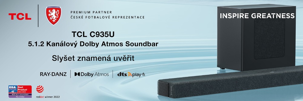 Soundbar TCL C935U černý Soundbar TCL C935U černý