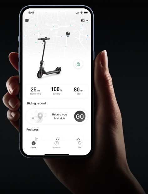 Elektrická koloběžka Ninebot by Segway E2 E