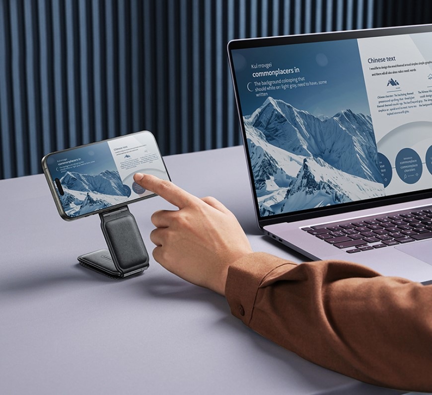 Držák na mobil Baseus PrimeTrip C02 s Qi2 černý Držák na mobil Baseus PrimeTrip C02 s Qi2 - černý